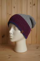 Grey & Burgundy Beanie - Zara Style Mannequin